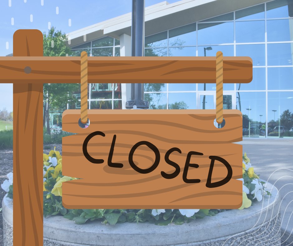 champark's tweet photo. 📣 Facility Update! Tomorrow, May 25, all Champaign Park District facilities will be closed for Memorial Day EXCEPT for Sholem Aquatic Center and Prairie Farm. https://t.co/xPFYqPUETg