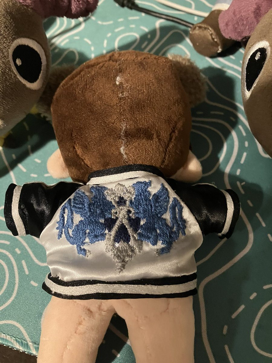 boko_tea's tweet photo. ぬい用のナイトスカジャン作ったよ https://t.co/LvJW0GLIYn