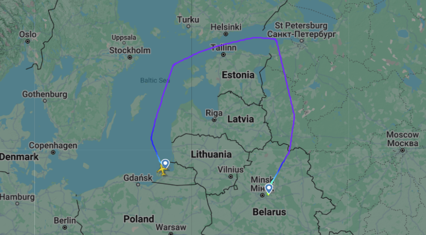 BrilliantMaps's tweet photo. Flight Route Between Kaliningrad (KGD) and Minsk (MSQ) Airports

Find out why: https://t.co/KnsT1duHp9 https://t.co/AnTdWXL6Ux