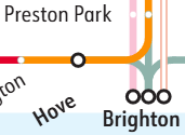 SouthernRailUK's tweet photo. 📢 This incident is now impacting platforms 1, 2 &amp; 3 at Brighton station.

If you are travelling between Brighton and Hove, services are now running via Preston Park. https://t.co/5FOPoI9q5O