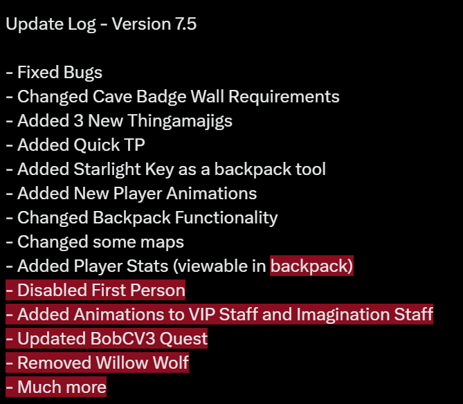 NeopunkStudios's tweet photo. Update Log - Version 7.5

- RECODE: Part 2 Update (update log below) https://t.co/4MccUZwYe3