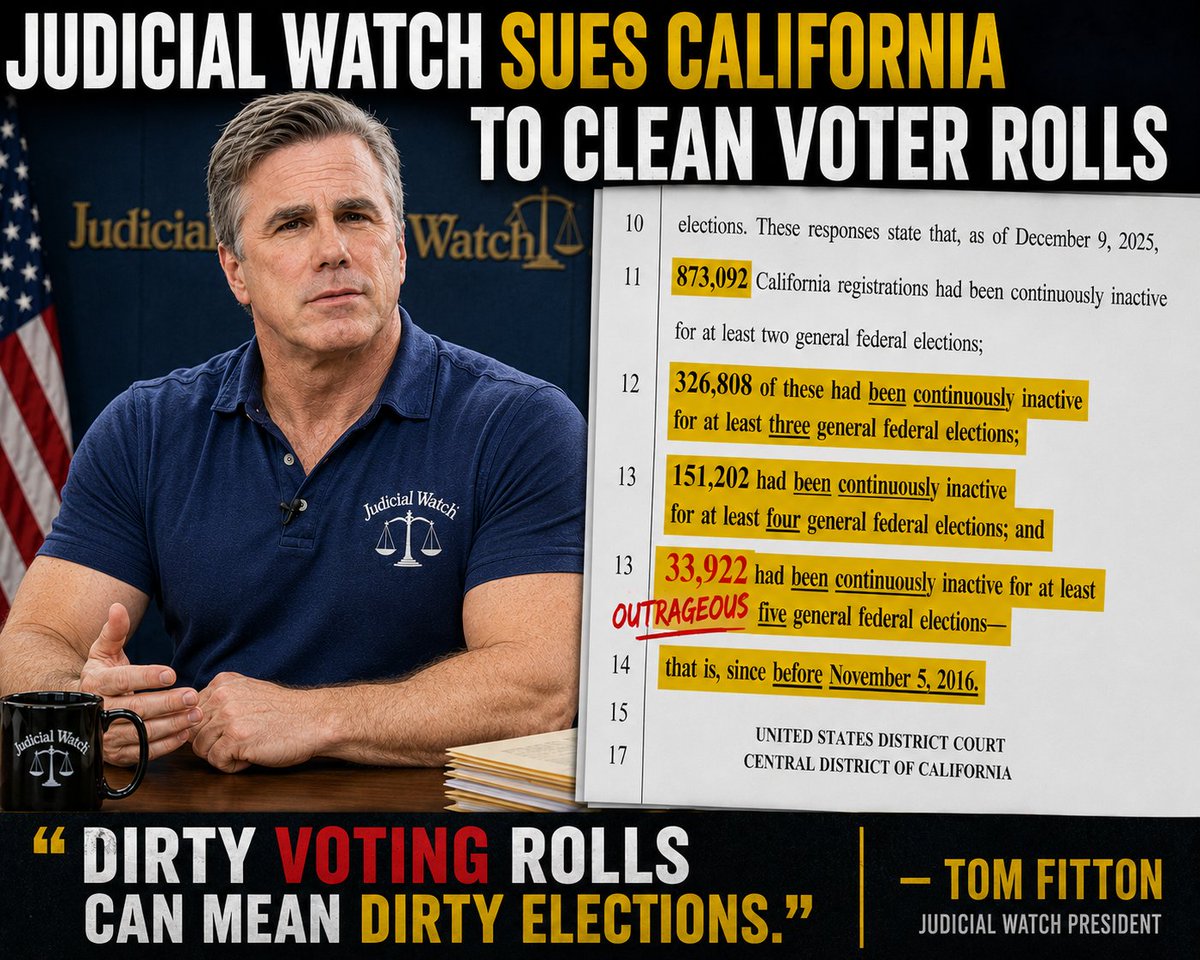 Tom Fitton tweet media