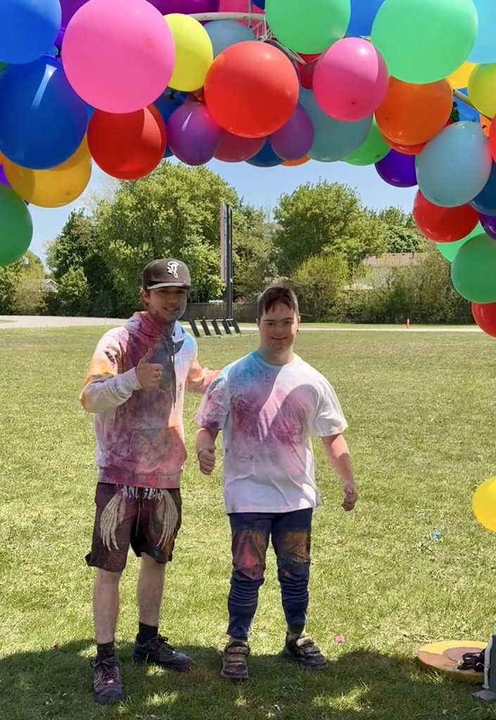 NCollegiate's tweet photo. Our ALLP program were busy with activities that supported their learning, community building, &amp; love of fun! Colour run, music class, hoop dancing, film field trip, and celebrating their Lambton College volunteer. Way to represent the best in Viking spirit, ALLP students! https://t.co/VfDlEFAZck