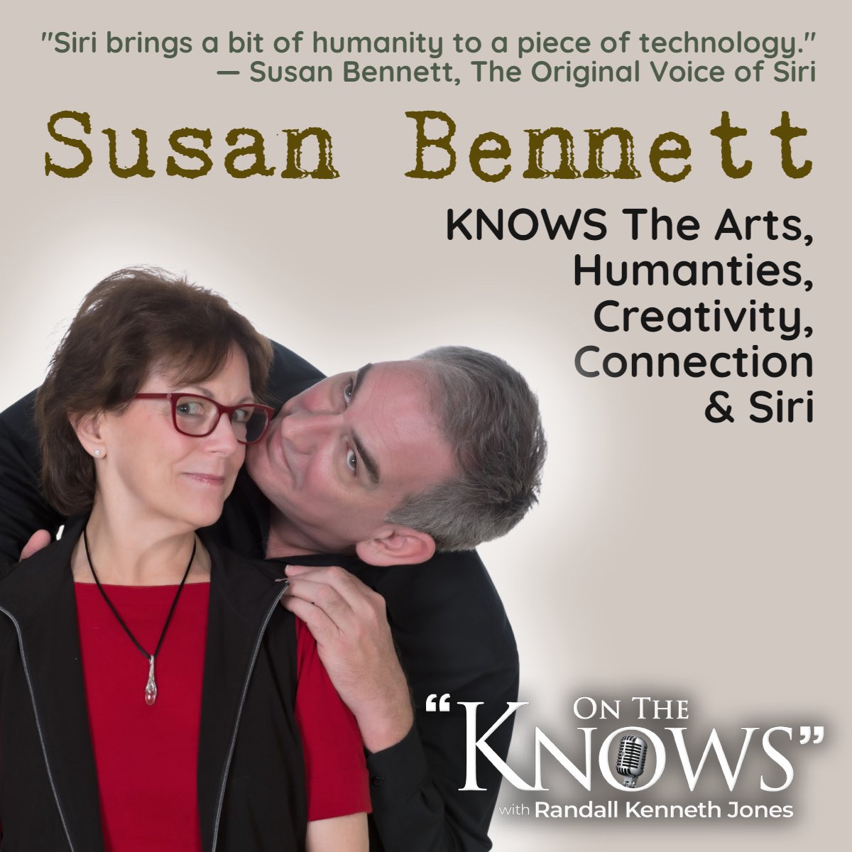 SiriouslySusan's tweet photo. Here is the definitive #Siri Episode! We explore my journey as a voice actor, singer & keynote speaker, the unexpected path to becoming the original voice of Siri, and why the arts and humanities matter now more than ever.
 
🎧LISTEN NOW: https://t.co/clrH70ibS9
 
🎧LISTEN ON APPLE: https://t.co/QOQAWtcdkt
 
💻WATCH ON YOUTUBE: https://t.co/LtFKT7Y9CO

We also talk about creativity as a lifelong practice and the power of authentic human connection in a tech-driven world. I have been the announcer for this wonderful podcast for 8 years, and no other podcast host knows me better than Randy! This was fun!

#SusanBennett #SiriVoice #VoiceOver #Podcast #Creativity #Arts #Humanities #Connection