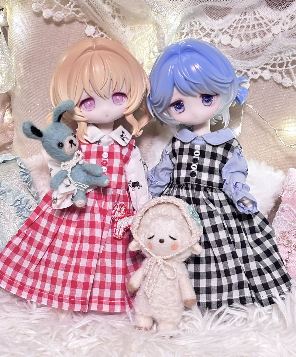 ogcookiedoll's tweet photo. ドルショの戦利品だー🥳ｶﾜｲｽｷﾞ
ひつじさんぬいぐるみ　Lemonade5様【@Lemonade510 】
ボニバニ6が着てるお洋服　縫うの森様【@nu_nomori 】
MDDお洋服　プリュム＊しっぽ様【@plume_sippo 】
縫うの森様のお洋服はボニバニ6ちゃん用ではないですが相談させてもらいお迎えしました☺️🫶 https://t.co/9UAfwZa0dg
