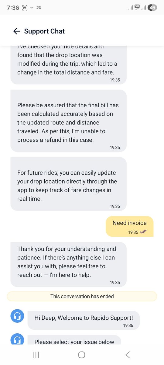 DeepChowdhury14's tweet photo. Your idiot customer care team has forcefully closed all complaints https://t.co/fvfIHN0MHL
