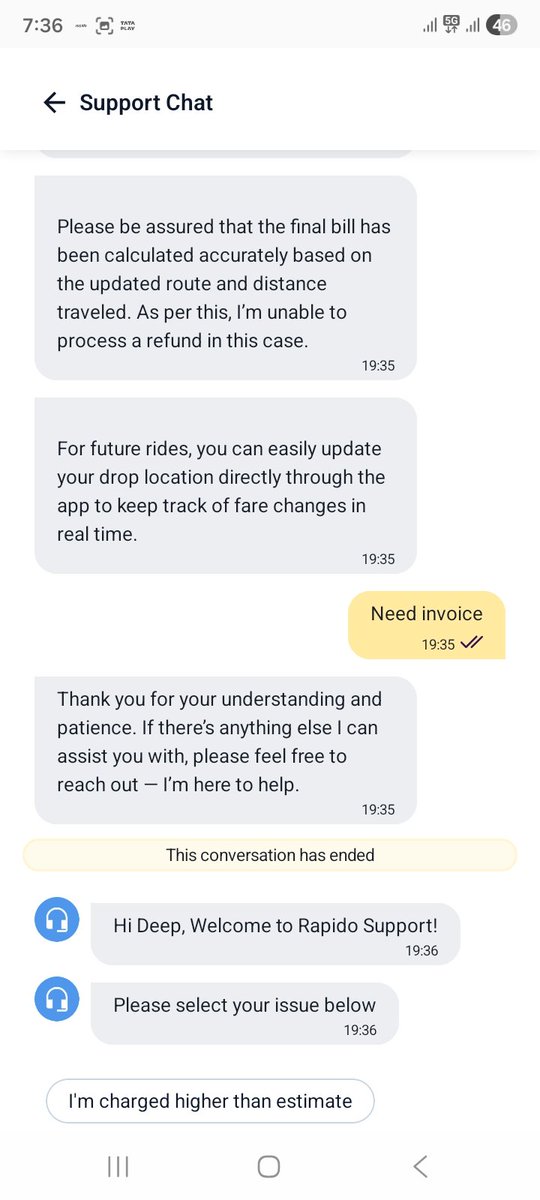 DeepChowdhury14's tweet photo. Your idiot customer care team has forcefully closed all complaints https://t.co/fvfIHN0MHL