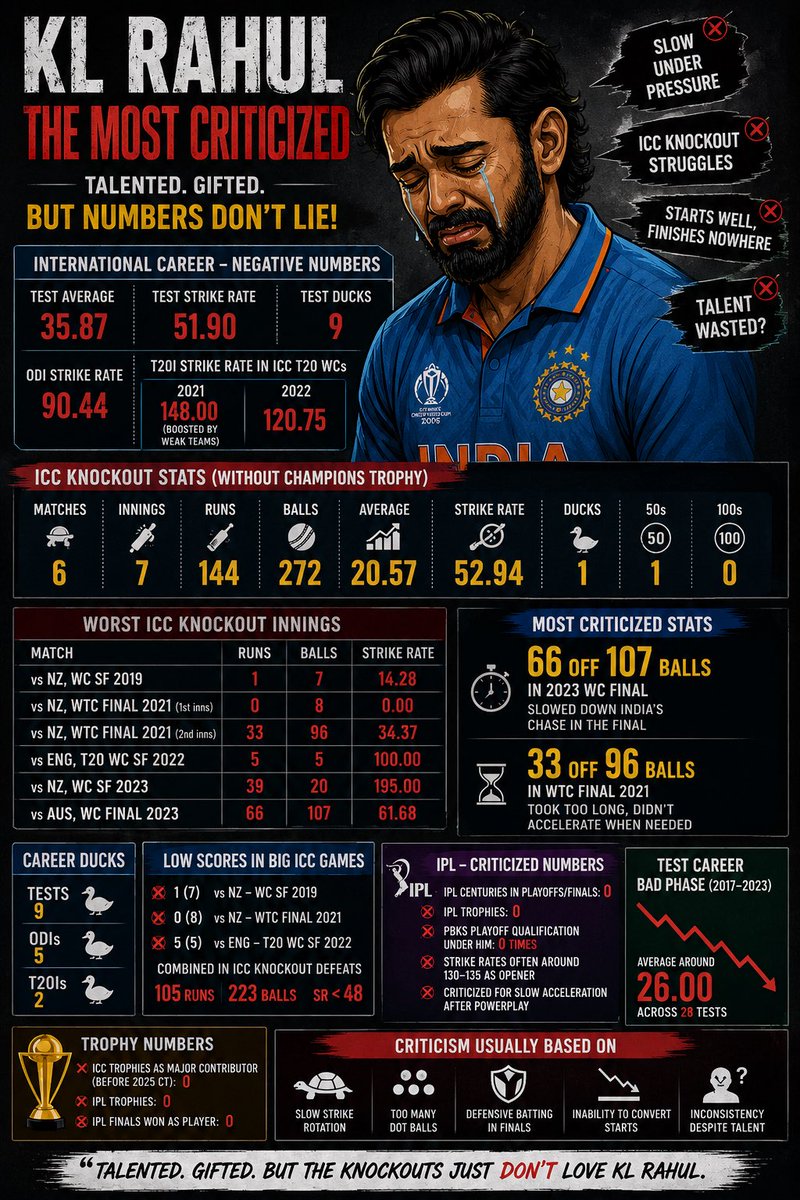 Honest KL Rahul Fan💛💙 tweet media
