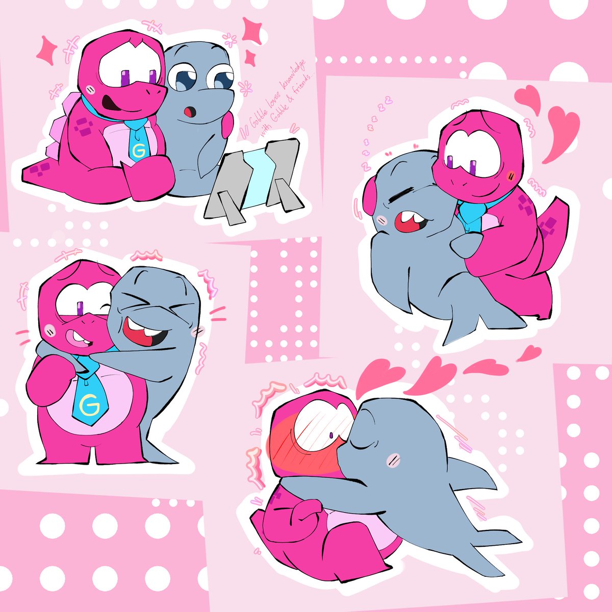 kawaii_ayamako's tweet photo. Cuddles….they cuddles!🥰🥰❤️❤️

#gameoverse #dinolphin https://t.co/7bxcTdjwgu