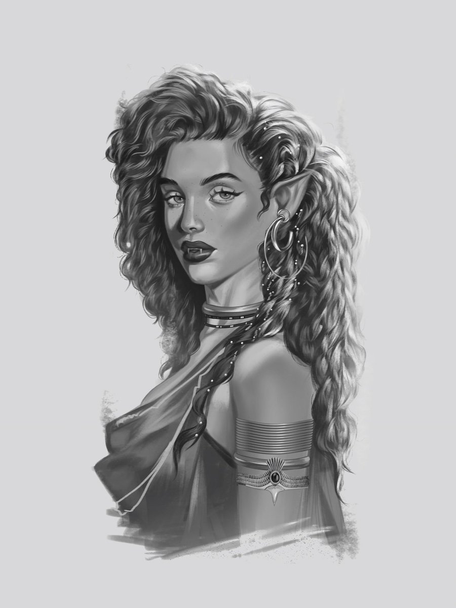 kat3chan's tweet photo. Melisandria🦅 (sketch cm) https://t.co/ZL22PvgOGj