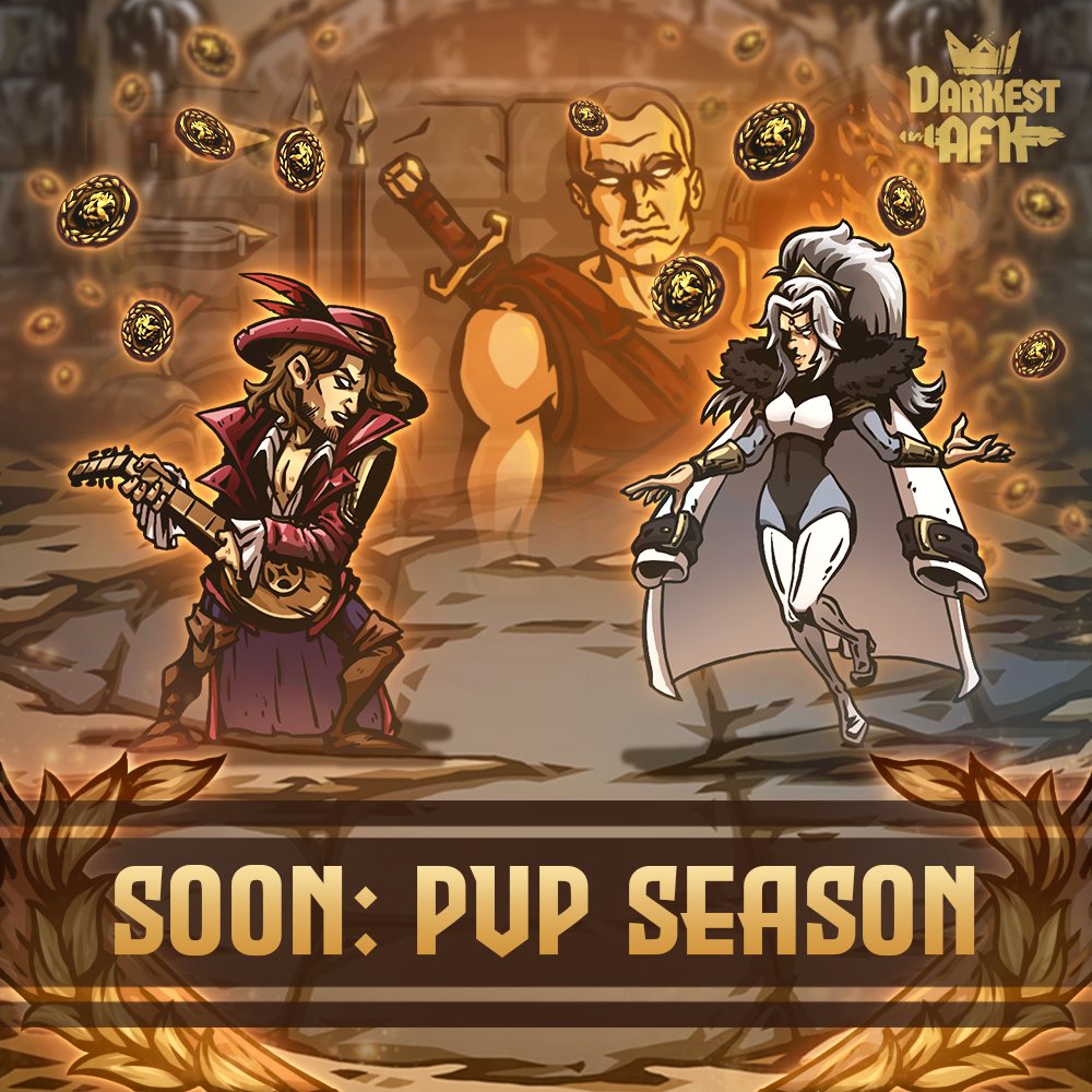 Darkest_AFK's tweet photo. ⚔️ Soon: PvP Season

The PvP tournament is approaching!

Heroes are preparing for battles in the Arena of Doom, while spectators eagerly await spectacular fights.

The event begins on:

📅 Monday, 25 May | ⏰ 09:00 UTC

#MobileGames #RPG #DarkestAFK #DarkestAFK_pvp https://t.co/t0KRn2iWIQ
