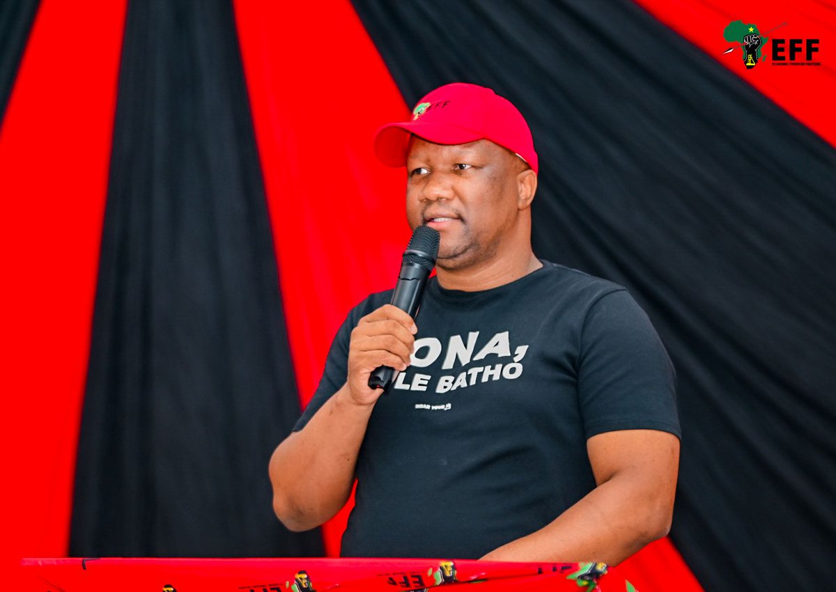 EFFKZN's tweet photo. ♦️In Pictures♦️

The EFF Secretary- General @DlaminiMarshall, addressing Fighters during the uMhlathuze Ground Forces Forum

Register To Vote EFF In The 2026 Local Government Elections To Be Held On The 4th of November 2026

Link: https://t.co/jSCVCvsO6Y https://t.co/xMzftOCCsd
