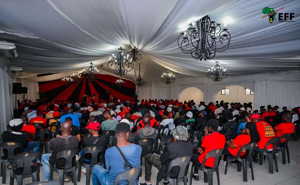 EFFKZN's tweet photo. ♦️In Pictures♦️

The EFF Secretary- General @DlaminiMarshall, addressing Fighters during the uMhlathuze Ground Forces Forum

Register To Vote EFF In The 2026 Local Government Elections To Be Held On The 4th of November 2026

Link: https://t.co/jSCVCvsO6Y https://t.co/xMzftOCCsd