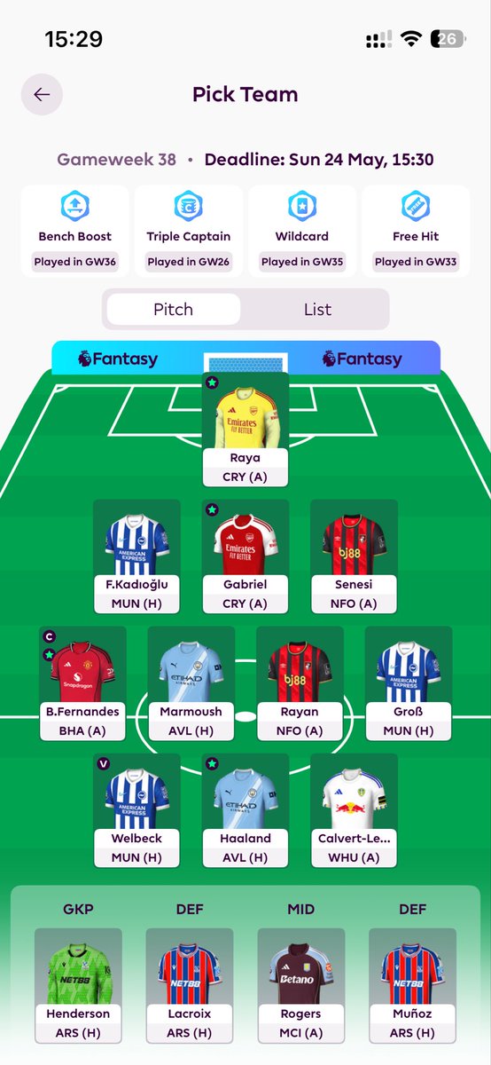 tokspl's tweet photo. @LetsTalk_FPL Absolute madness 💀 Just bought Marmoush for Cherki to come out that both benched. 9 players in first squad, 4 players benched, 2 out of squad. And bench order is ridiculous due to site crashing. I’m cooked and my chance for 10k. So see ya next season and thanks for all! 🙌🏻 https://t.co/9I59MHhChp