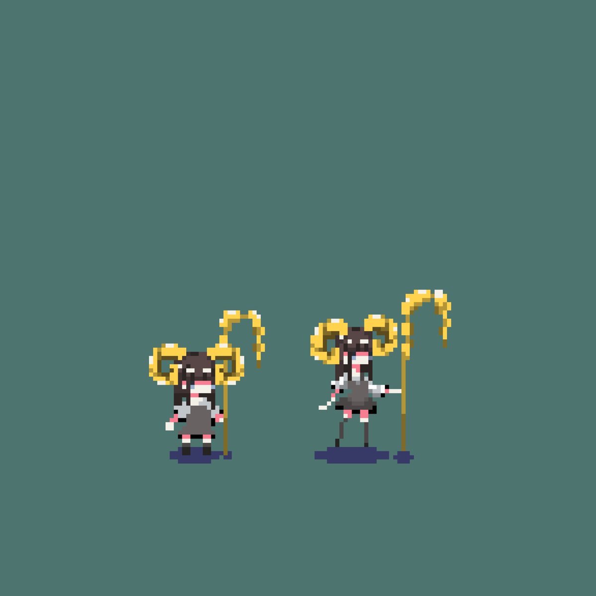 pixel_redcow's tweet photo. 2頭身3頭身
#pixelart #ドット絵 https://t.co/EDTsvcKEPE