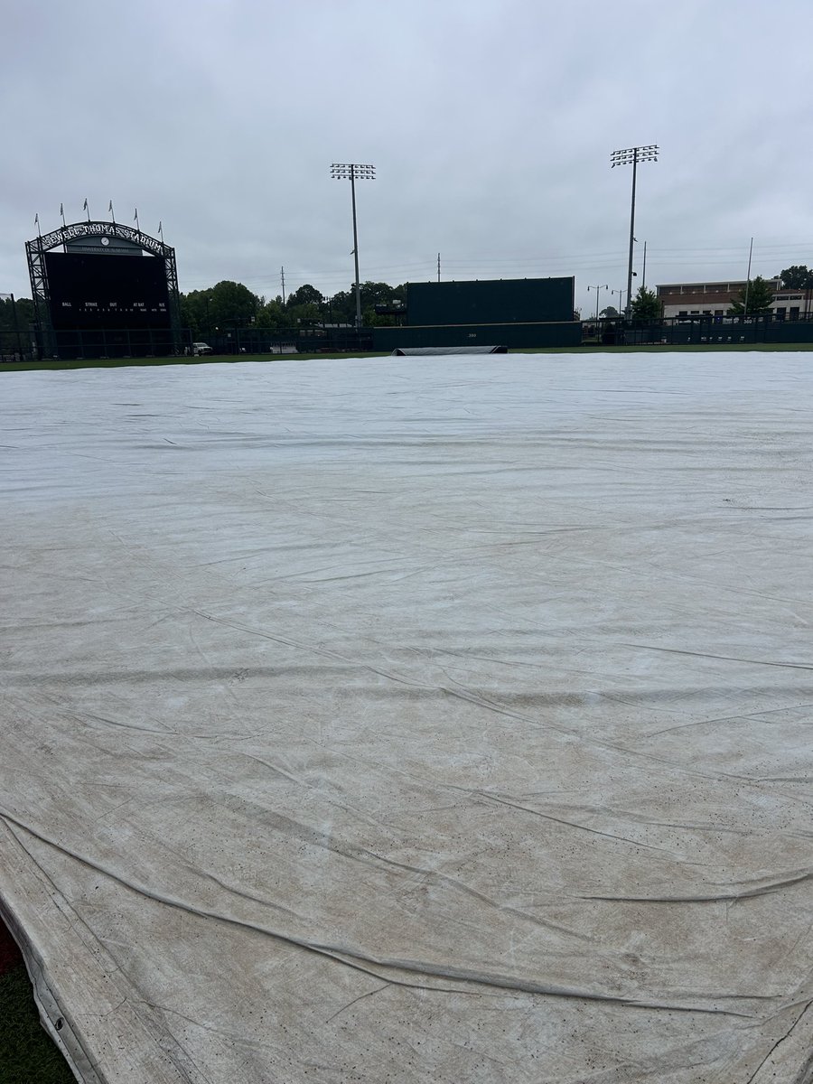 BattsAndrew's tweet photo. Who’s ready for some post season baseball?  A three man tarp pull at 7am on a Sunday to get the juices flowing @AlabamaBSB https://t.co/AhHd5vtl90