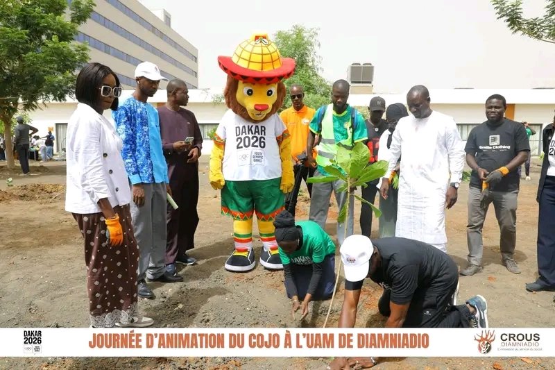 kunkaramaane's tweet photo. Heureux d’avoir participé à la journée de mobilisation du #COJOJ à l’UAM de Diamniadio,avec la team Boudioumans de #QuartierVertChallenge
Une belle initiative qui montre que les JOJ Dakar 2026 portent aussi des valeurs d’engagement citoyen et de responsabilité environnementale https://t.co/TfuhgJOxJJ