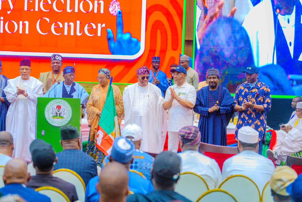 OfficialBenKalu's tweet photo. Today in Abuja, as Collation Officer and State Coordinator for Abia State in the Presidential Primary Election of our great party, the All Progressives Congress (APC), I had the honour of presenting our official results; a total of 161,005 votes across the 17 Local Government Areas of the State.

In a historic and defining moment, President Bola Ahmed Tinubu, GCFR, secured over 10.9 million votes in the primary elections alone, an overwhelming affirmation of trust and confidence by our party members across Nigeria.

I congratulate Mr. President on this resounding victory and his emergence, once again, as the Presidential Candidate of our party, the All Progressives Congress, ahead of the 2027 General Election.

The Renewed Hope Agenda will continue delivering the dividends of democracy and strengthening governance at all levels, expanding economic opportunity, and building the fiscal foundations that states need to drive real development for their people. The results are visible. The momentum is undeniable.

As we rally behind President Tinubu’s second-term bid, we do so with conviction and confidence in the promise of greater prosperity, accelerated infrastructure, deepened reforms, and a better Nigeria for all our people.

The journey continues.