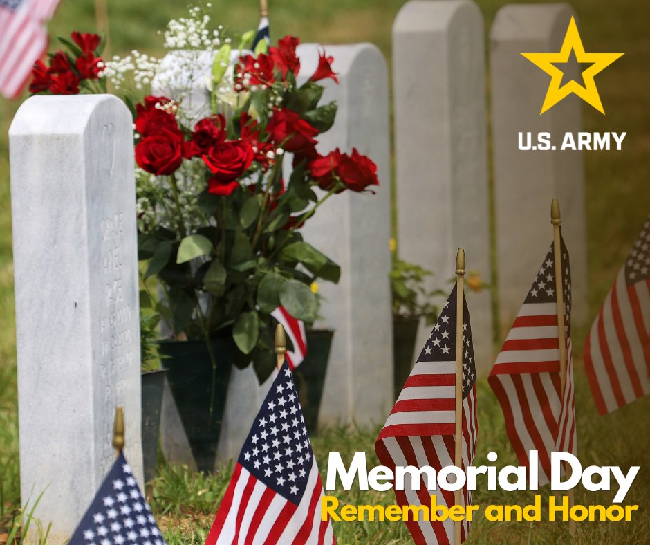 USARPAC's tweet photo. This #MemorialDay, we remember those who gave everything in service to our nation. Through every sacrifice, their legacy lives on in the freedoms we cherish and the generations who continue to honor them. 🇺🇸 https://t.co/tr3IbksxVw