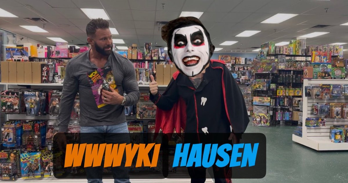 DanhausenAD's tweet photo. Ghosts are real! Danhausen found the ghost of Zack Ryder at @realtoyvomit 

https://t.co/Fny4Cb8WZS https://t.co/CzUTi5PKNV