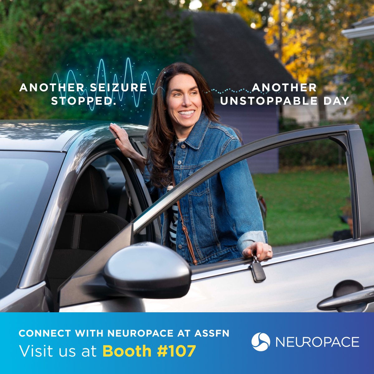 NeuroPace's tweet photo. We are on the floor at ASSFN! Stop by Booth #107 to connect with the clinical team, and learn more about the RNS® System for drug-resistant focal epilepsy.  

See you there!

Rx Only. The RNS® System is an adjunctive therapy for adults with refractory, partial onset seizures with no more than 2 epileptogenic foci. See important safety information at https://t.co/phw9TTn5jG