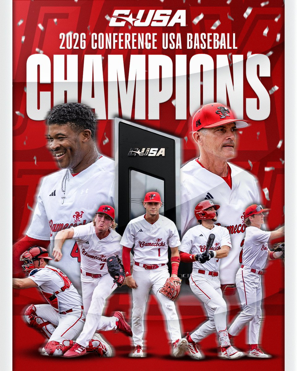 ConferenceUSA's tweet photo. 2026 CUSA CHAMPIONS ⚾️🏆 @JaxStateBB 

#NoLimitsOnUs