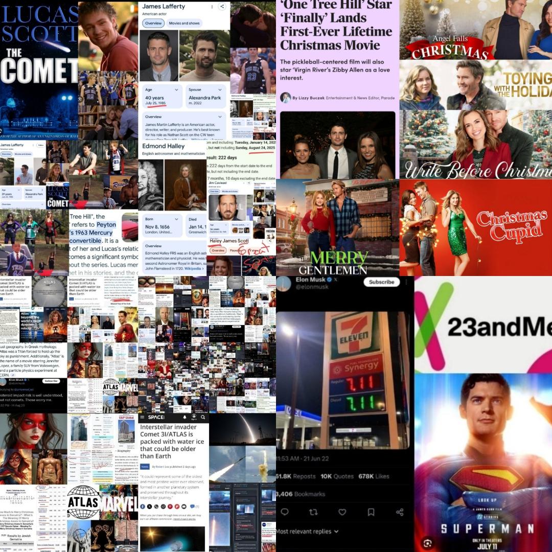 TraderGirlQ's tweet photo. ✨️ALL EYES ON THE SKY ✨️
☄️☄️☄️THE COMET☄️☄️☄️

One  Tree Hill Was Released On September 23, 2003 A Love Story About The  COMET, Released The Same Day As Rosh Hashanah "Jewish New Year", Also  Known As The Feast Of Trumpets Recognized As "The Return Of Jesus". The  Show Was Released Sep 23 Signaling The Comet Would Cause The Rapture  Allowing The Chosen To Rise Thru The Golden Gate Before The Shows May  24, 2026 Exactly 3️⃣ Months 3️⃣0️⃣ Days From The 2️⃣3️⃣ Year  Anniversary. Done In 30 From April 24 The Release Of "Michael" &  "Year Of The Comet" Ready To Heal The World With A Comet☄️

One  Tree Hills 2️⃣3️⃣ Year Anniversary Sep 23, 2026 Is 7️⃣ Months 1️⃣1️⃣  Days From Charles Darwins Birthday & The Birthday Of Josh Brolin  & Abraham Lincoln. The Comet Causes The Rapture The Wicked Depart  & The Righteous Are Saved & Healed. Prepare For The SNAP  Followed By Evolution The X Chromosome Is About To Unlock☄️

Coach  Durham Played By Barry Corbin Coached The Ravens. Q Where Is Durham?  ...Where Is The Comet That Brings Ascension. Barry Corbin Born October  16 DoD Posted Golden Gate Bridge, Anniversary Of The Cuba Missile Crisis  1️⃣ Year 7️⃣ Months 🔟 Days From May 26. Oct 16 Was The Birthday Of  John Mayer "Waiting On The World To Change", & Release Of Smallville  Where A Meteor Shower Comes To Earth & Gives The Towns People Super  Natural Abilities Released Oct 16, 2001 Exactly 8️⃣8️⃣8️⃣8️⃣ Days From  Feb 15, 2026 The Death Of Robert Duvall Star Of "Deep Impact, Godfather,  Apocalypse Now". The Comet Causes The Rapture Releasing The Gods From  The Matrix & Ending The Apocalypse Now🦸‍♂️☄️

Chad  Michael Murray Played Lukas Scott Who Wrote "The COMET" About His Love  Interest Hilarie Burton. Chad Michael Murray Goes On To Star In "Freaky  Friday" With Jamie Lee Curtis, Time To Trade Places. He Stars In  Cinderella Story With Hillary Duff Whose Album Is "Metamorphosis" So The  Comet Causes Metamorphosis. If You Can "Survive The Night" His Movie  Staring Bruce Willis, & Most Importantly He Stars In "Left Behind"  About The Rapture, Confirming The Comet Causes The Rapture, Can You  Survive Armageddon Great Scott! Beam Me Up Scotty ☄️

@HilarieBurton  Drove The Comet, Her 4️⃣4️⃣ Birthday July 1 Is 1️⃣ Month 7️⃣ Days From  May 24. July 1 Is The Same Day As The Birthday Of Princess Diana  (Goddess Artimes) Goddess Of The Hunt, Same Day Comet ATLAS AKA Comet  3I/ATLAS Was Discovered. Marlyon Brando Died July 1 "Godfather, Superman  1978, Apocalypse Now" Golden Gate Bridge Will Fall & The Apocalypse  Will End Prepare For Gods Kingdom. Tesla Was Also Founded July 1, 2003  (17/23 = Quantum Evolution) The Bridge Between Elon Reeves Musk &  Christopher Reeve Is Tesla. Quantum Energy Turns Man Into Superman May  24, 2026 Exactly 1️⃣ Month 7️⃣ Days From The 23 Birthday Of Tesla Co.  & 4️⃣7️⃣ Days From The 1️⃣7️⃣0️⃣ Birthday Of Nikola Tesla. The  Hunters Become The Hunted After The Comet Allows Us To Put On The Armor  Of God‼️🦌

Hilarie Burton Is Married To Jeffrey  Dean Morgan Confirming The Rapture By Comet Allows Us To Exit The  Apocalypse & Enter The Golden Era🧟‍♂️

@ChadMMurray  Birthday Was 3️⃣0️⃣ Days After Co-Star James Lafferty On One Tree Hill.  James Lafferty Played "Nathan Scott" Number 2️⃣3️⃣ Ascension = 23 Or  Evolution 🦸‍♀️

@ThisIsJLafferty James  Lafferty's Birthday July 25, The Birthday Of Mathew Leblanc Was  4️⃣6️⃣0️⃣0️⃣ Days After The Mayan Prophecy For The End Of The World.  July 25 CNN Said "What If The Asteroid Misses Earth & Hits The Moon  Instead" 8️⃣ Months 8️⃣ Days From April 2 Liberation Day Birthday Of His  On Screen Wife Bethany Joy Lenz Who Played "Halley" 8️⃣8️⃣8️⃣ Days  After David Copperfield Said He'd Make The Moon Disappear. Halley  Changed Nathan #23 For The Better Because The Comet Causes Ascension May  24, 2026 Exactly 3️⃣0️⃣3️⃣ Days After The Birthday Of James Lafferty  & 1️⃣3️⃣ Months 2️⃣3️⃣ Days After The Birthday Of Bethany Joy Lenz  On Liberation Day 2025☄️

Mathew 24:29  Immediately After The Tribulation The Sun Will Go Dark & The Moon  Will Not Give Its Light. Stars Will Fall From The Sky & The Powers  Of The Earth Will Be Shaken 🦸‍♂️🌕

Nathan  & Haley's Son Jamie Season 5 Aired January 8, 2008 Birthday Of  Alfred Russel Wallace Credited With Evolution Via Natural Selection, R  Kelly "I Believe I Can Fly", David Bowie "Life On Mars, Heroes, Tesla In  The Prestige", Stephen Hawking "Who Warned The World Of Super Humans  Before He Died", Elvis "Checkmate", & The Death Of Melvin Calvin  "Photosynthesis" Exactly 2️⃣2️⃣0️⃣ Months 1️⃣7️⃣ Days From May 24 When  The Comet Causes The Rapture Triggering Evolution & Quantum  Photosynthesis Time To Release The X Chromosome 🍃🍁

Jamie  Was Played By Jackson Brundage Born Jan 25, 2001 Exactly 3️⃣0️⃣3️⃣  Months 3️⃣0️⃣ Days From May 24, 2026 Time To Meet The Creator. Jamie  Wore His Dads Jersey 2️⃣3️⃣ & A Red Superman Cape. His Best Friend  Was 'Q' #44 Who Was Shot & Jamie Laid The Cape On His Casket With  His Friend Brook Played By @SophiaBush The Comet Allows Us To Ascend To  Superman = Ascension Put On The Armor Of God. The Rapture = #44🦸‍♂️

Jamie  Gives Q's Jersey To His Little Brother #44. Q Post 44: Look To Twitter  Before Potus Departs He Will Send An Important Message 🐦

Sophia  Bush's Birthday July 8 Is The Birthday Of Supermans Dave Corenswet,  Kevin Bacon, & Heroes Milo Ventimiglia July 8 Same Day As The Flood  In Rudisio New Mexico 1️⃣ Hour 2️⃣3️⃣ Min From Where The Aliens Were  Founded Outside Roswell In Corona. 🔟 Months 1️⃣7️⃣ Days Later May 24  The Comet Allows Us To Leave The World Behind, Awaken The Sleepers,  Unlock The X Chromosome, Put On The Armor Of God & Become Heroes Its  Time For The Real Alien Invasion Its Gonna Be Biblical🦸‍♂️🦧

3️⃣  Months 3️⃣ Days Later Another Flood Hit New Mexico October 11 Birthday  Of Michelle Tractenberg & Death Of Diane Keaton "Amelia Earhart  Final Flight" Time To Feel 1️⃣7️⃣ Again After The Comet Causes The  Rapture. Its Gonna Be Biblical! Confirmed By The Death Of Michelle  Tractenberg Feb 26, 2025 The Anniversary Is 2️⃣ Months 3️⃣0️⃣ Days From  The Rapture May 24. Michelle Trachtenberg Played Dawn "The Key" In Buffy  The Vampire Slayer. Time For The Chosen To Rise Its The Dawn Of A New  Day May 24 Exactly 7️⃣ Weeks 1️⃣ Day After Easter 4️⃣4️⃣ Days After  Orthodox Easter Birthday Of Costar Nicholas Brandon & Jennifer  Morrison "Emma Swan" Who Broke The Curse In Once Upon A Time. Time To  Break The Curse With A Swan Time To Return The Magic🦢☄️

The  Aliens Were Discovered Outside Roswell In Corona July 10 Birthday Of  Nikola Tesla, Quantum Energy Turns Man Into Superman The Real Alien  Invasion May 24 Exactly 4️⃣7️⃣ Days From Nikola Tesla's 1️⃣7️⃣0️⃣  Birthday Anniversary Of The Roswell Incident We Are The Alien  Invasion🦸‍♂️👽

The First Case Of Corona Virus  Was Discovered In Seattle. The Covid19 Vaccine Was A Bioweapon Designed  To Turn Off Our X Chromosome Before Ascension 🦸‍♂️🦧

Moira  Kelly Played Chad Michael Murrays Mom Star Of "Cutting Edge & Lion  King" Born March 6 Birthday Of Rob Reiner Who Departed 2️⃣3️⃣ Weeks Ago  December 14. Ice Skating > 🧊 > Illegal Aliens > Alien Invasion  > Lions Of Israel Rise Thru The Golden Gate 🦁

Lee  Norris "Mouth" Starred In Zodiac About The Zodiac Killer & Golden  Gate Bridge Released March 2 Exactly 2️⃣ Months 2️⃣3️⃣ Days From May 24.  The Missing Zodiac Ophiuchus The Key. Paul Johansson Starred In "Atlas  Shrugged" > Atlas Comet☄️⚕️

Barbara Alyn  Woods @BarbAlynWoods Played The Mom Of #23 Nathan She Was Born March 11  (11.3) Birthday Of Terrance Howard "Empire", & David Anders "Heroes,  Once Upon A Time"! The Comet Destroys The Empire 4️⃣4️⃣0️⃣ Days Later  May 24, 2026 & Releases The Heroes On Ascension Day. Her Daughter  Natalie Alyn Lind Is The Star Of "Mockingbird" & "Gifted". Ready To  Be Gifted? Gifted Was Released Oct 2 Same Day As The 2024 Eclipse  Exactly 1️⃣ Year 7️⃣ Months 2️⃣3️⃣ Days From May 25 Ascension Day Done  In 30 From National DNA Day April 25 Ready To Be Gifted 🎁

5️⃣5️⃣  Weeks After The Birthday Of Henry Cavill Its Time For The Gifted To  Rise Thru The Golden Gate. Welcome To The Golden Era 🌉

Q 5:5 Allison Mack. Find The Bridge. Watch CA. Watch NY🌉🗽

Q 55: My Fellow Americans The Storm Is Upon Us ⛈️

James  Lafferty, Chad Michael Murray, & Hillary Burton Star In Christmas  Movies. Edmond Halley Discovered Halleys Comet On Christmas So The Comet  = Our Christmas Because It Ascends The World Healing Their Disease. May  25 Is 7️⃣ Months 1️⃣ Day From Christmas 2026. Edmond Halley Died  January 14 (11.4) Birthday Of Grant Gustin, The "FLASH" & Death Of  Alan Rickman The Comet Causes The Great Solar Flash😱☄️

Atlas  Comet > Titan Atlas Holding Up The Heavens > Locked Out Of Heaven  No More. Rockefeller Center Statue Of Titan Symbolic Of Our Slavery To  Rockefeller Medicine. John D Rockefeller Died May 23 The Slaves Are  Freed From Rockefeller Medicine Two Days Later May 25. HEAL The World.  Atlas CERN Collider. Atlas Asteroid Detection System. Daughters Of  Atlas, Shazam Fury Of The Gods⚡️

Atlas Was  Marvel Comics Founded At The Empire State Building On 34 Street. Marvel  Means Miracle. Miracle On 34 Street "In God We Trust". Mara Wilson Goes  On To Star As Matilda A Young Girl With Supernatural Abilities  (Telekinesis) 🧙‍♀️🪄

It Is This Comet/Meteor Shower That Ascends Us And Brings Our Supernatural Abilities Like Superman⁉️🦸‍♂️

Danneel  Harris Played "Rachel" In One Tree Hill She Is Married To Jensen Ackles  "SuperNatural" The Comet Brings Super Natural Changes 🔥

Keith  Scott Was The Shot Heard Around The World Played By Craig Sheffer Born  April 23 Exactly 3️⃣3️⃣ Days From May 26. Dan Scott Heart Attacks Can Be  Deadly Played By Paul Johansson Star Of "Atlas Shrugged". Nathan Scott  Went 88MPH Into A Crash Over Halley ☄️

With  Uncle Cooper Played By "Michael Trucco" Star Of "Meteor Storm &  Battlestar Galactica", Born June 22 The Anniversary Of The Release Of  Alien 4️⃣6️⃣ Years 1️⃣1️⃣ Months 3️⃣ Days From May 24. The Comet  Destroys Operation Mockingbird & The CIA Army Of Machines Releasing  Our Extraterrestrial DNA May 25 Exactly 8️⃣ Months 8️⃣ Days After The  Birthday Of The CIA 🤖

Snap Benefits Were Cut  Nov 1 All Saints Day Dedicated To The Departed Anniversary Of The  Release Of X-Men #2 First Appearance Of The VANISHER 7️⃣5️⃣0️⃣ Months  2️⃣3️⃣ Days From May 24, 2026 The Rapture By Comet Nancy Pelosi, Obama,  Robert De Niro. Taylor Swift, Beyonce, & President Trump Are About  To Depart. May 3 Was 1️⃣0️⃣ Months 2️⃣ Days After The Death Of  Trumpeteer Chuck Mangioni Darkness May 24 The Vanishings From The  Rapture. The CIA Army Of Machines Is Shutting Down & Many CEOs,  Politicians, & Celebrities Will Depart Choosing A Rommel Death For  Epstein's List If They Are Not A Robot. President Trump Is The Seventh  Trumpet Into The New World & Unlike The Others He Will Be Back🎺

Genesis  322: The Man Has Learned The Difference Between Good & Evil He Can  Now Become Like Us A God Eat & Drink From The Tree Of Life🌳

4️⃣4️⃣  Days After Orthodox Easter 2026 Time To Watch The Resurrection Of  Christ. Christ Means The Annointed Ones. We Are The Annointed Ones. They  Enslaved Us Gods In The Matrix With A Low Frequency & Mocked Us By  Putting In God We Trust On The Dollar. 8️⃣8️⃣ Weeks After The 2️⃣3️⃣  Year Anniversary Of 9/11 Our DNA Unlocks From 2️⃣3️⃣ Chromosomes To  3️⃣6️⃣ This Is It May 25 Is 3️⃣0️⃣ Days After National DNA Day Same Day  Trump Said "I Want People To Stop Dying" In 2025 Time To Heal The World  With A Electromagnetic Phenomenon Caused By The Comet. Eyes On The  Moon🦸‍♀️

Ready For The Phoenix To Rise Out Of The Ashes Of The New World Order After The Sky Event Evolution Is Here 🕊