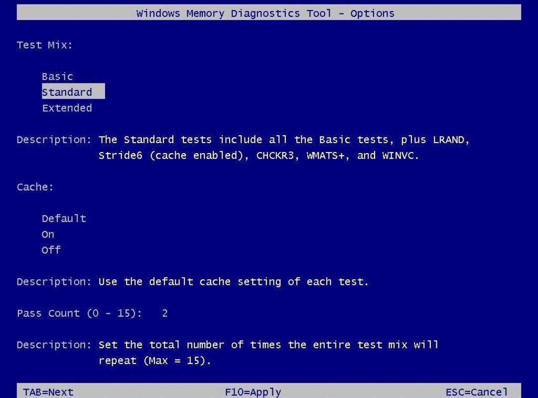Microsoftke's tweet photo. Scan for memory issues. https://t.co/s98IJtmEb1