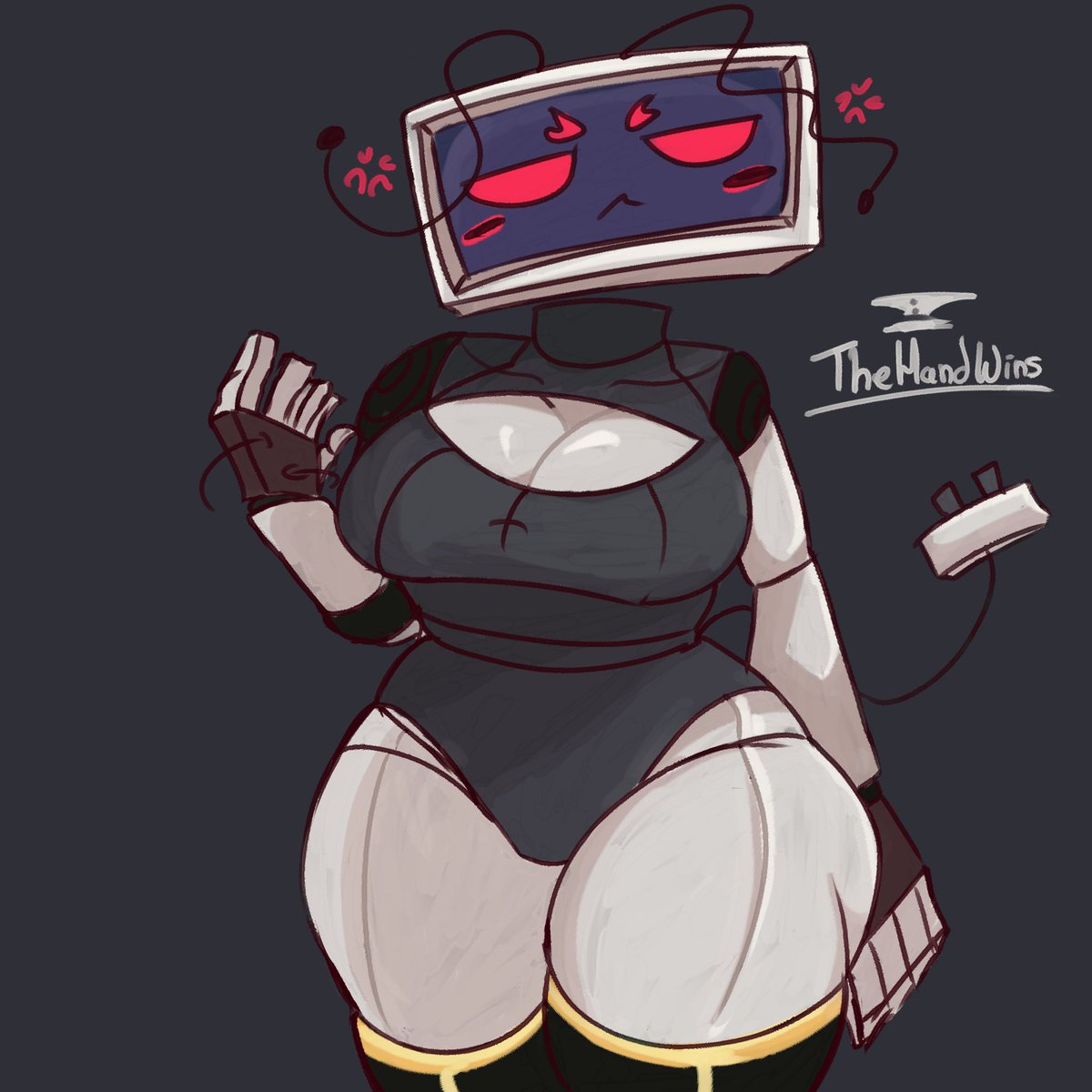 TheHandWinsALT's tweet photo. Otro arte de Scarlett V.0.0.1. , solo eso https://t.co/DD8qjh5zIE