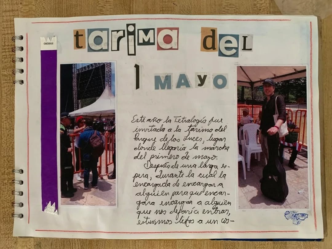 TetralogiaMedel's tweet photo. #Bítacora 1 de Mayo, 2026 en #Medellin.
Día internacional de las y los trabajadores del mundo. https://t.co/5VddNsNTC3