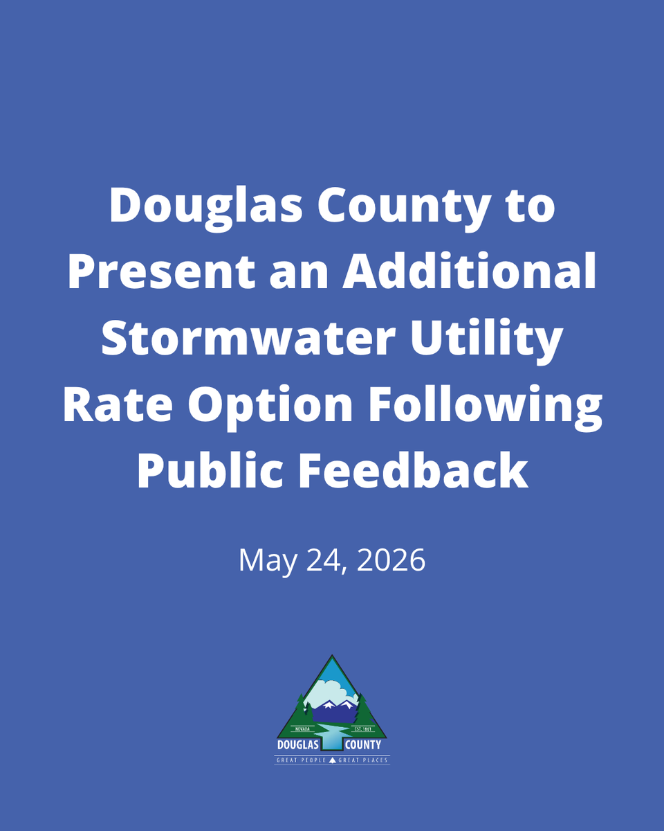 CountyofDouglas's tweet photo. Following significant public feedback regarding the proposed Stormwater Utility rates, County staff is presenting an additional option for consideration by the Board of County Commissioners aimed at improving fairness and public confidence in the program. https://t.co/xLjGrWDd1a https://t.co/WaejhK7s2c