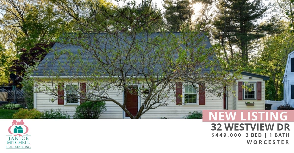 traceyfiorelli's tweet photo. 📍 New Listing 📍 Take a look at this fantastic new property that just hit the market located at 32 Westview Dr in Worcester. Reach out here or at (508) 509-8162 for more information

Tracey Fiorelli ~ REALT... https://t.co/V8zOUZpyZp https://t.co/BgEXaO3Hch