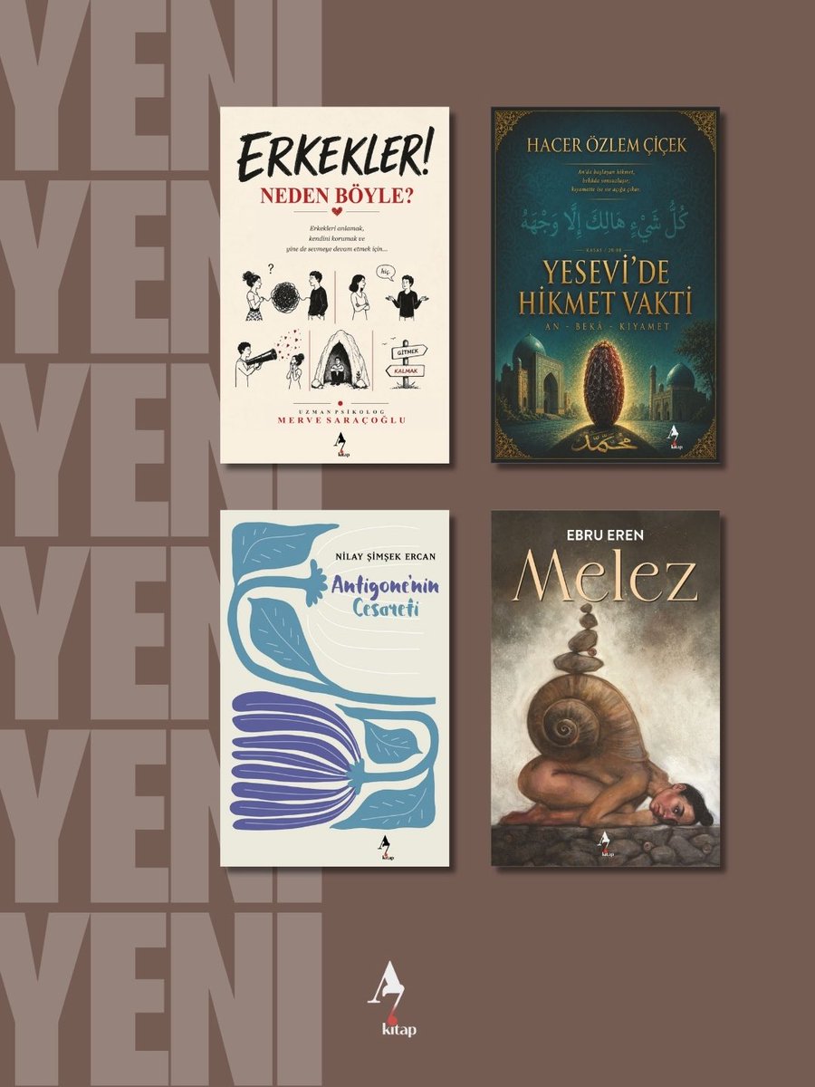 a7kitap's tweet photo. Yeni hikâyeler, yeni bakış açıları ve farklı dünyalar aynı rafta buluştu. A7 Kitap’ın dikkat çeken eserleri okurlarıyla buluşmaya devam ediyor.

https://t.co/MP1YEHD9NT https://t.co/Jmsp1Jmvrf