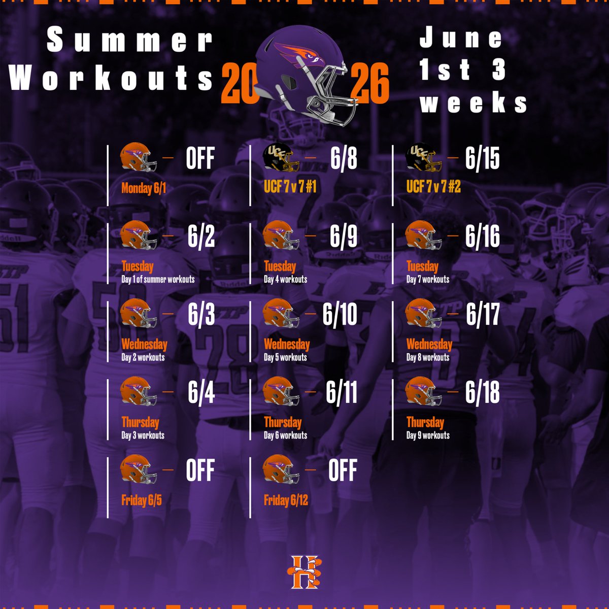 Horizon Hawks Football tweet media
