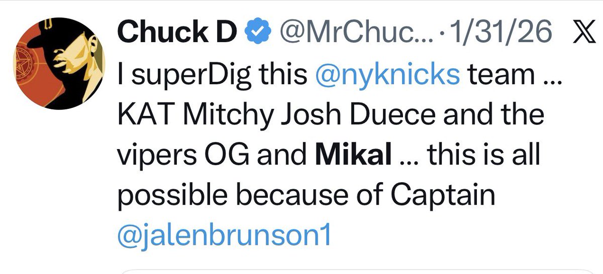 Chuck D tweet media