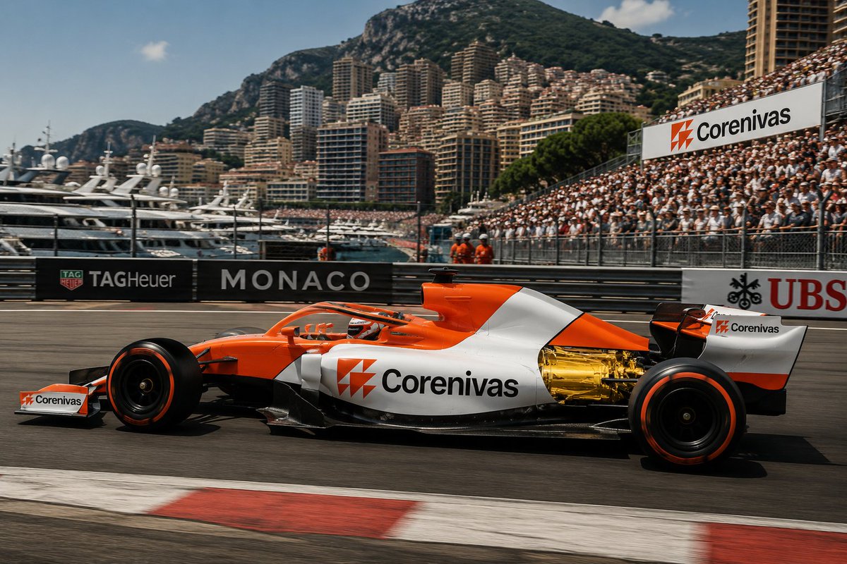 corenivasgroup's tweet photo. One day a dream will come true. Visualizing the future where the Corenivas Group takes over the grid at the Monaco GP! 🏎️💨 #F1 #Corenivas #BusinessGoals #DreamBig #MonacoGP https://t.co/UCYIMU1Uhg