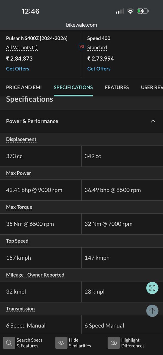 Ret1ro's tweet photo. Bajaj is serious underdog in 400 cc bike category https://t.co/x3QKzHn9C2