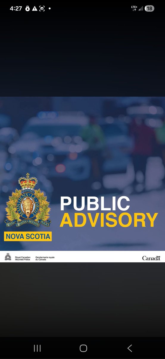 RCMP Nova Scotia tweet media