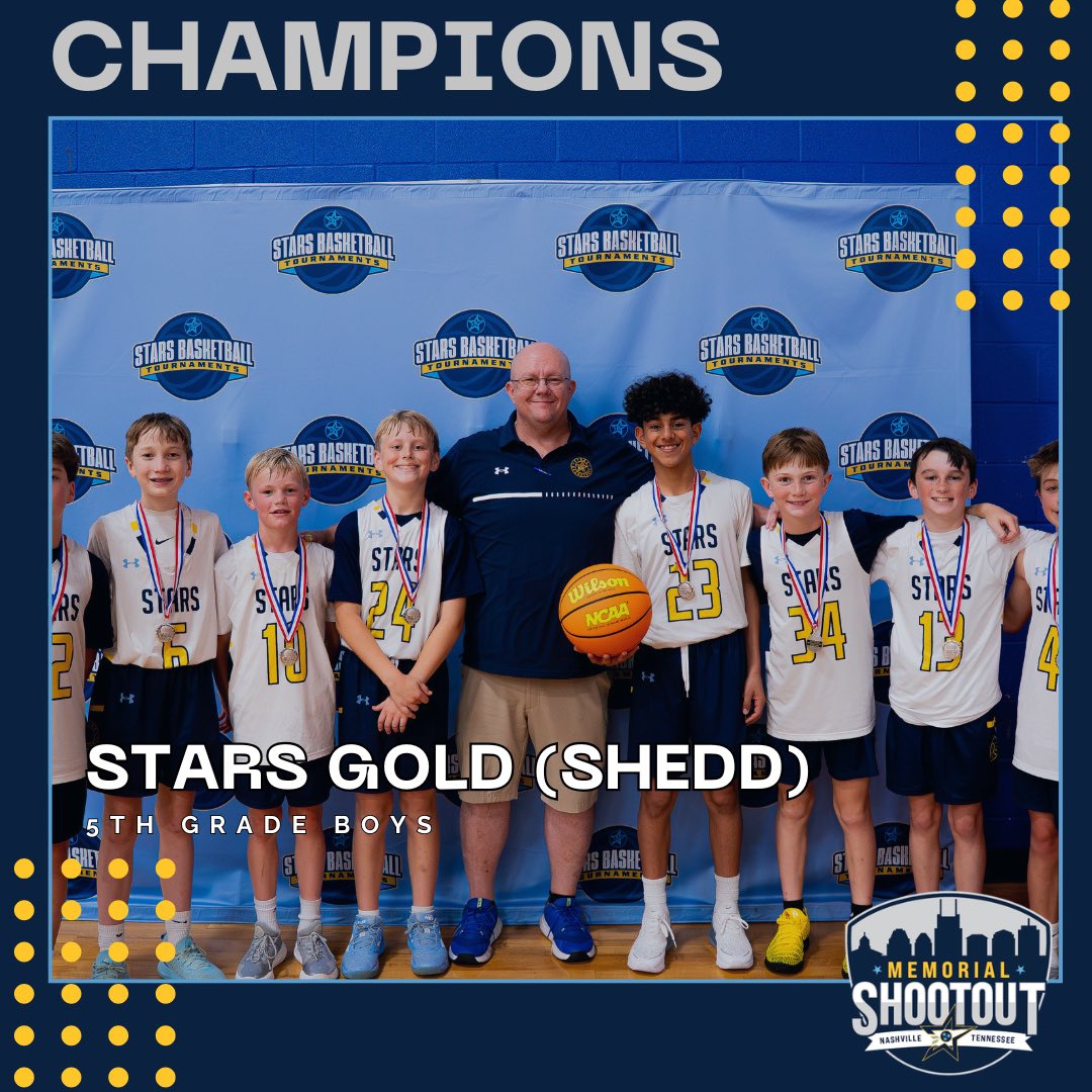 STARSTourney's tweet photo. STARS Memorial Shootout Tournament Silver Champions
STARS GOLD (Shedd)
5th Grade Boys https://t.co/oFWHM3GfvP