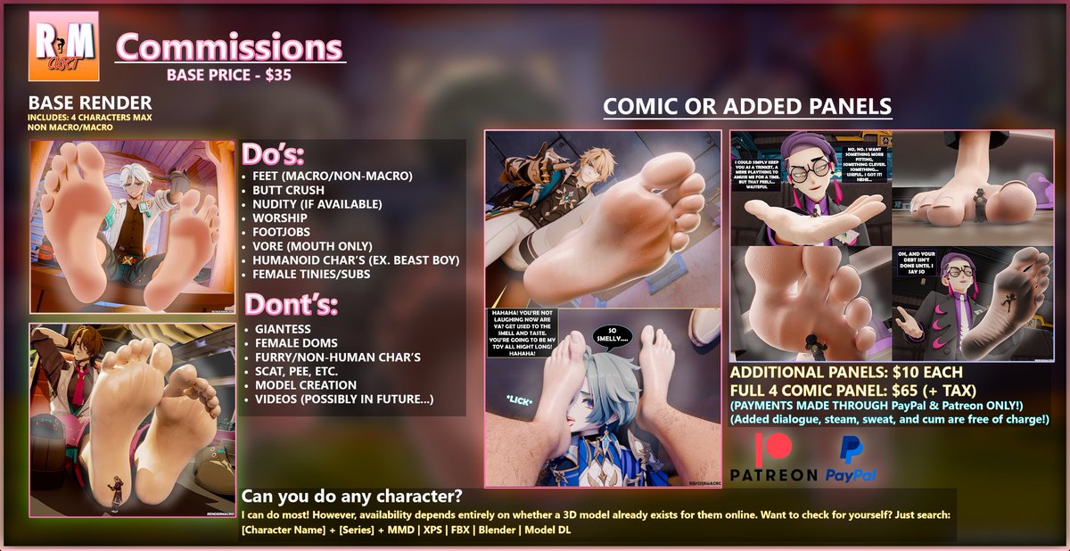 3D Male Renders COMMS OPEN!!! tweet media
