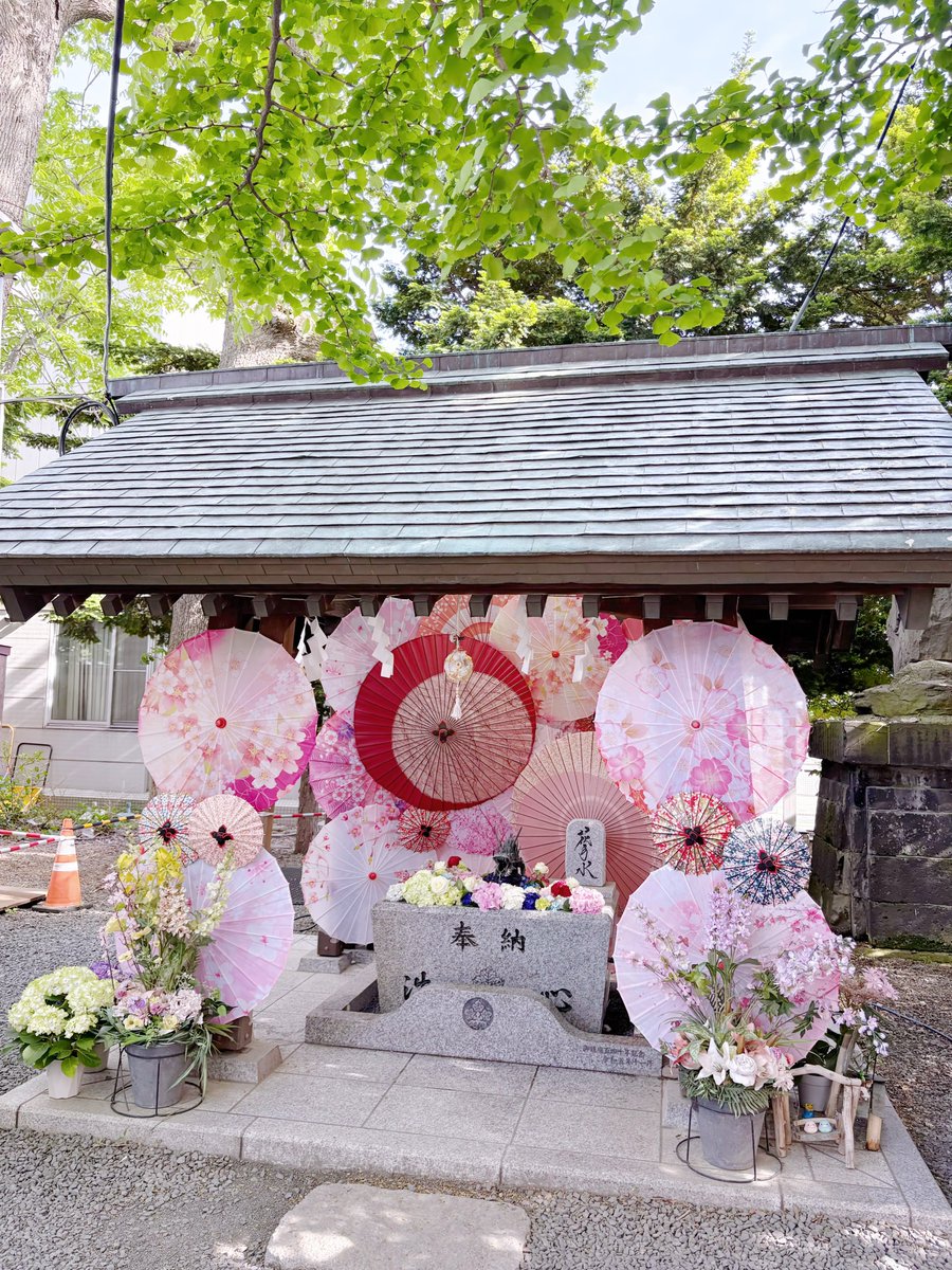 root__chan's tweet photo. 滝野すずらん公園と諏訪神社🎀
チューリップも神社の飾り付けもかわいかった♡
写真上手に撮ってくれた❕ https://t.co/jz8NbWwBcJ