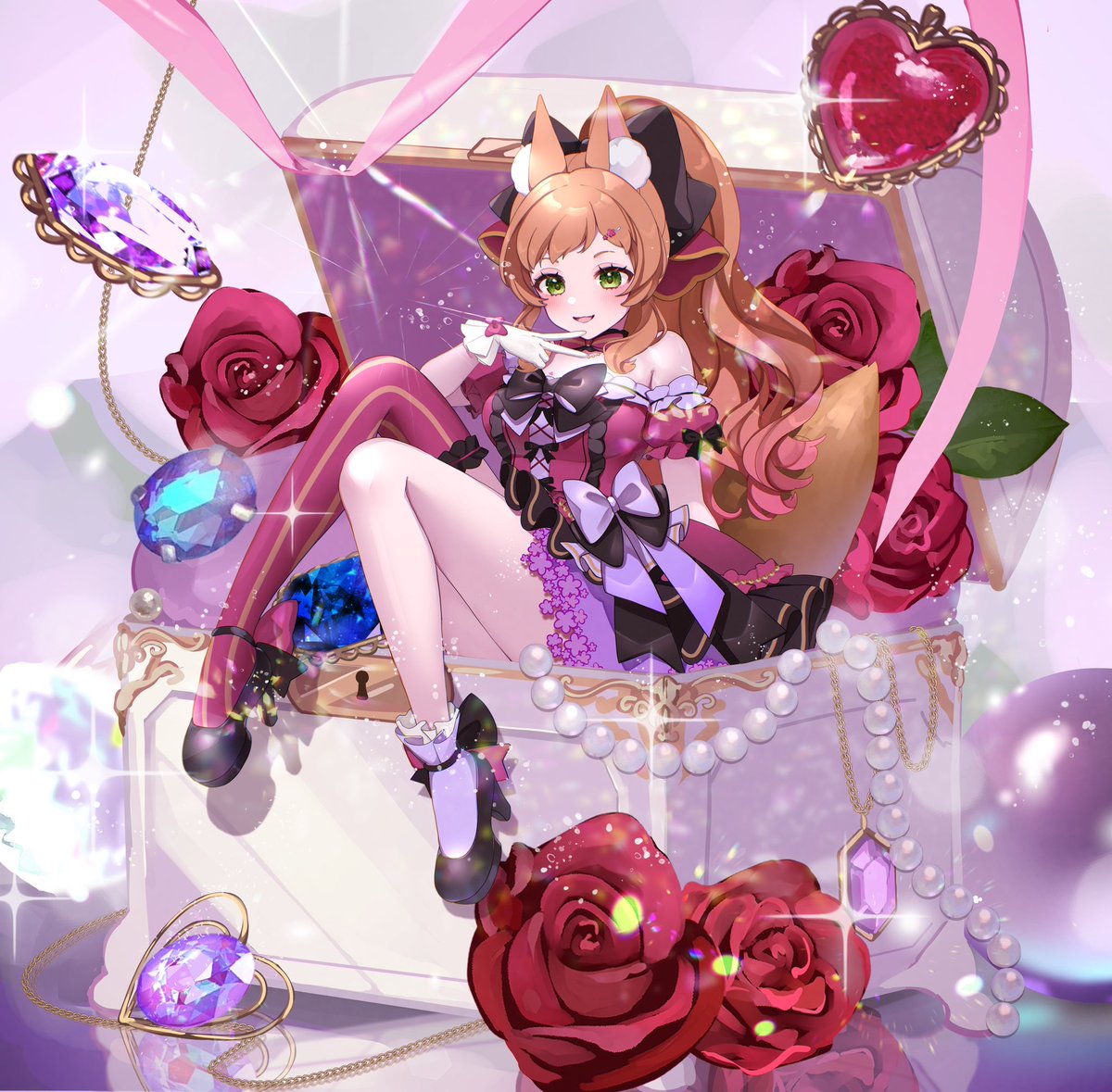 久遠なつめ🐺🌼 vsinger@新ビジュアルになりました tweet media