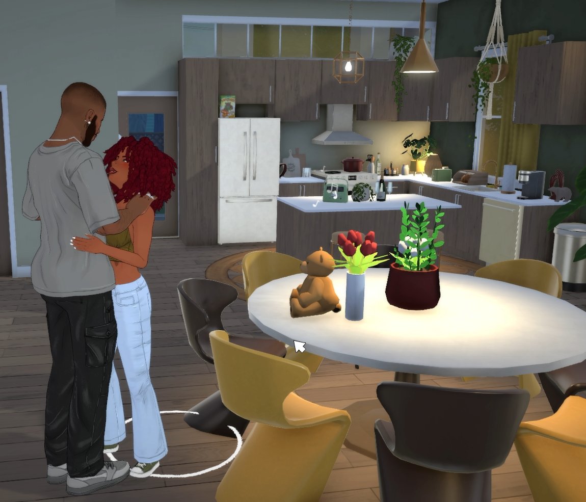 XureilaYT's tweet photo. They were slow dancing in the new house yallll i cannnotttttttt 😭😭#Paralives #ParalivesPartner https://t.co/lmX65wUhel