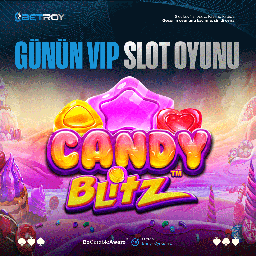 BetroyGiris's tweet photo. 👑 BETROY'DA GÜNÜN VIP SLOTUNU OYNA!

🎰 BUGÜNÜN SLOT OYUNU Candy Blitz

🎮 Hemen Oyna, Hemen Kazan, Hemen Çek!

🌐 TIKLA BETROY AİLESİNE KATIL! https://t.co/DIbbPBJaXy https://t.co/I1QWMi6ev5