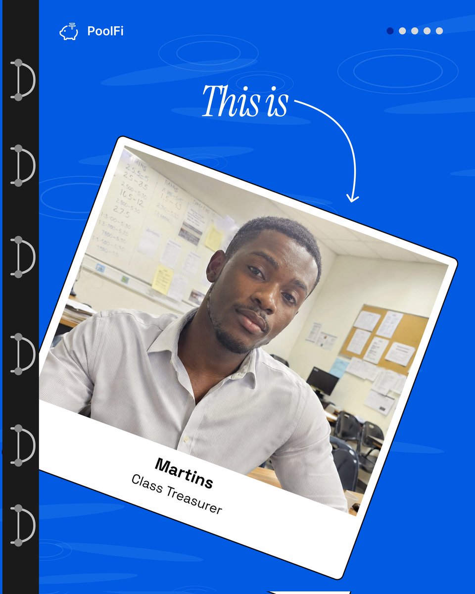 ThePoolFI's tweet photo. Martins is the class treasurer for over 200 students. The one chasing 47 people for payments while somehow still showing up to class and getting things done.
It was never the plan. It just happened when you were the most responsible person in the room. https://t.co/TQrnmlwtdJ