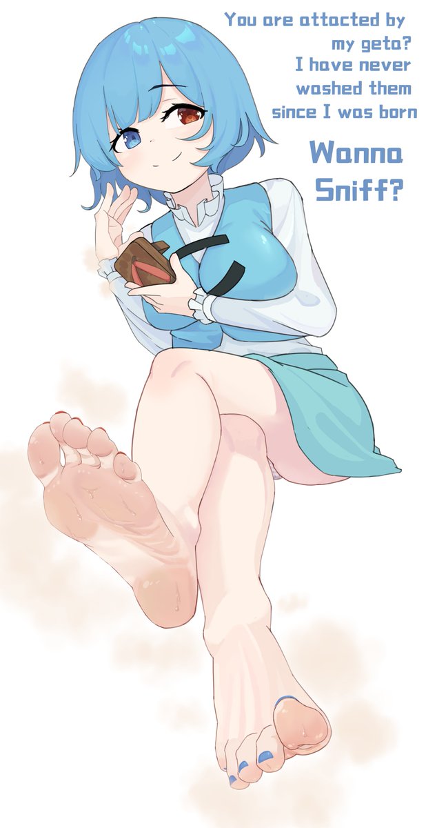 DebugMine's tweet photo. #東方project #Touhou_project #footfetısh
I haven't drawn Kogasa's stinky feet before, here is it❤ https://t.co/diCPsaD843