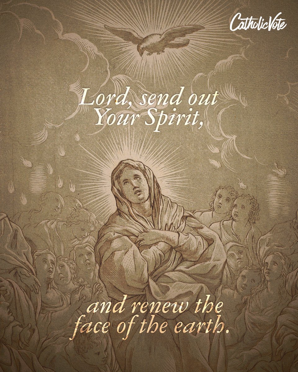 CatholicVote's tweet photo. Happy Pentecost Sunday!

Pentecost is not just the Church’s “birthday”—it’s a powerful reminder that the same Spirit who ignited the early Church is alive and active in us today. 🔥 https://t.co/CZHCKSiFVt