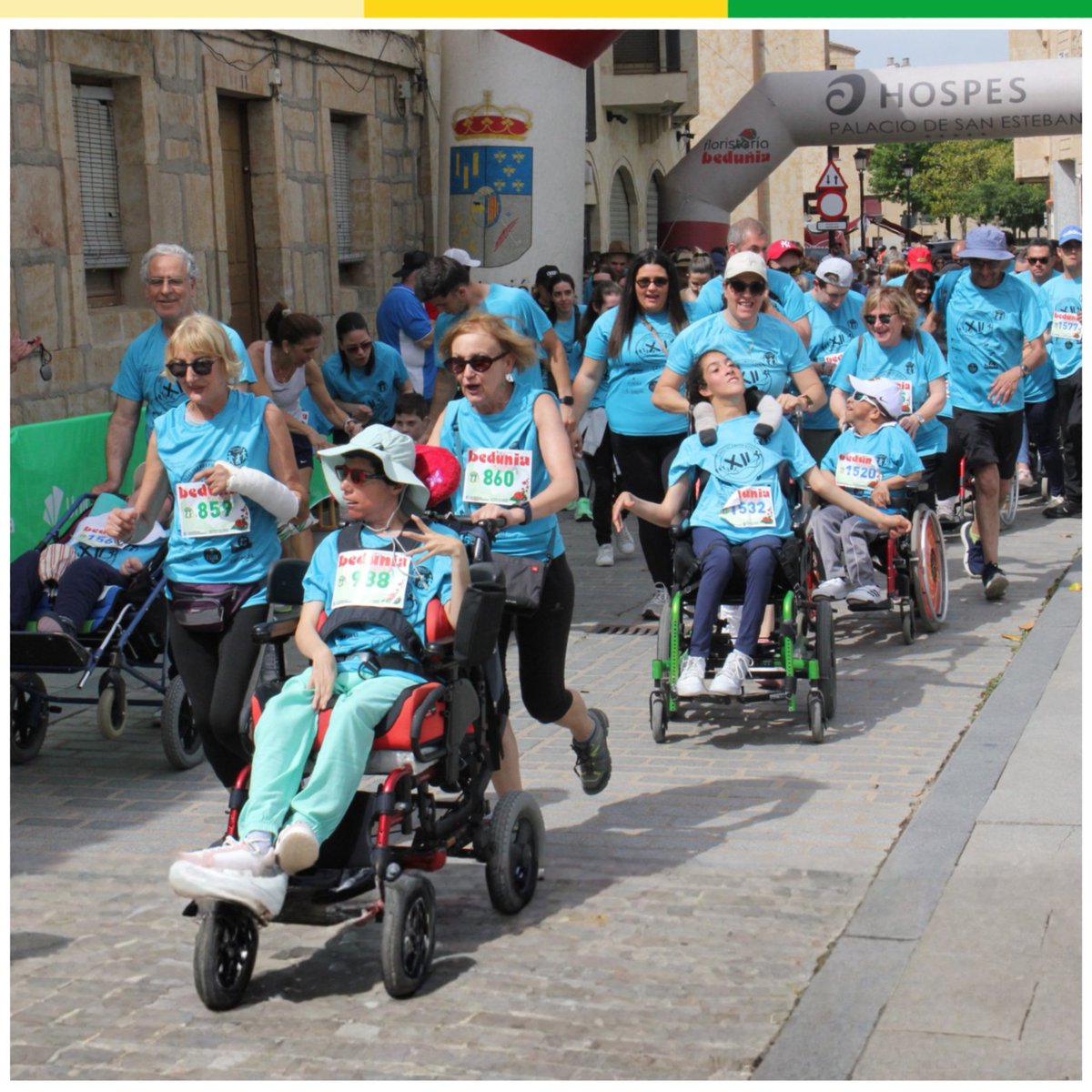 AspaceSalamanca's tweet photo. 🟢🟡Hoy Villamayor ha vuelto a latir con fuerza en el #XIICrossVillamayorASPACE👨‍🦽🏃‍♂️👩‍🦼. Gracias a participantes, entidades organizadoras, colaboradoras y a toda la familia de @AspaceSalamanca por hacerlo posible. Ha sido una mañana emocionante de inclusión y solidaridad🥰. https://t.co/74EiT4VyNc