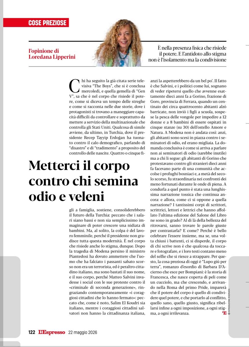 Loredana Lipperini tweet media