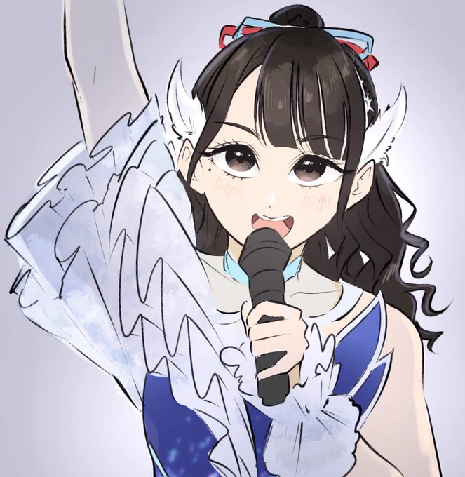 リブウトの冒頭で目の前に来てくれたので一緒に叫べて嬉しかった絵……